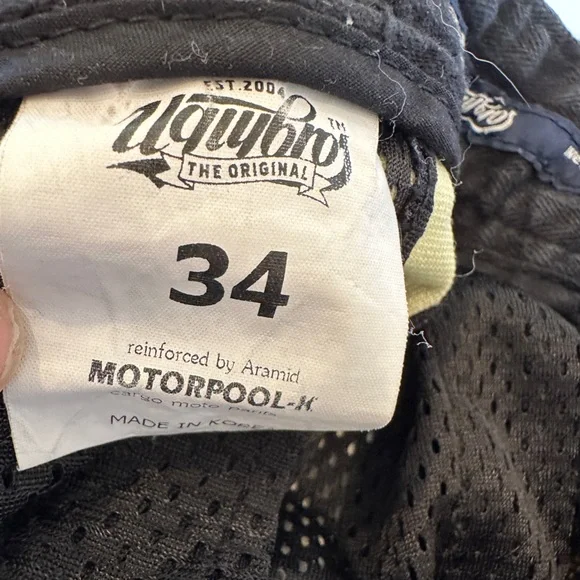 Uglybros Motorpool Black Motorcycle Riding Jeans